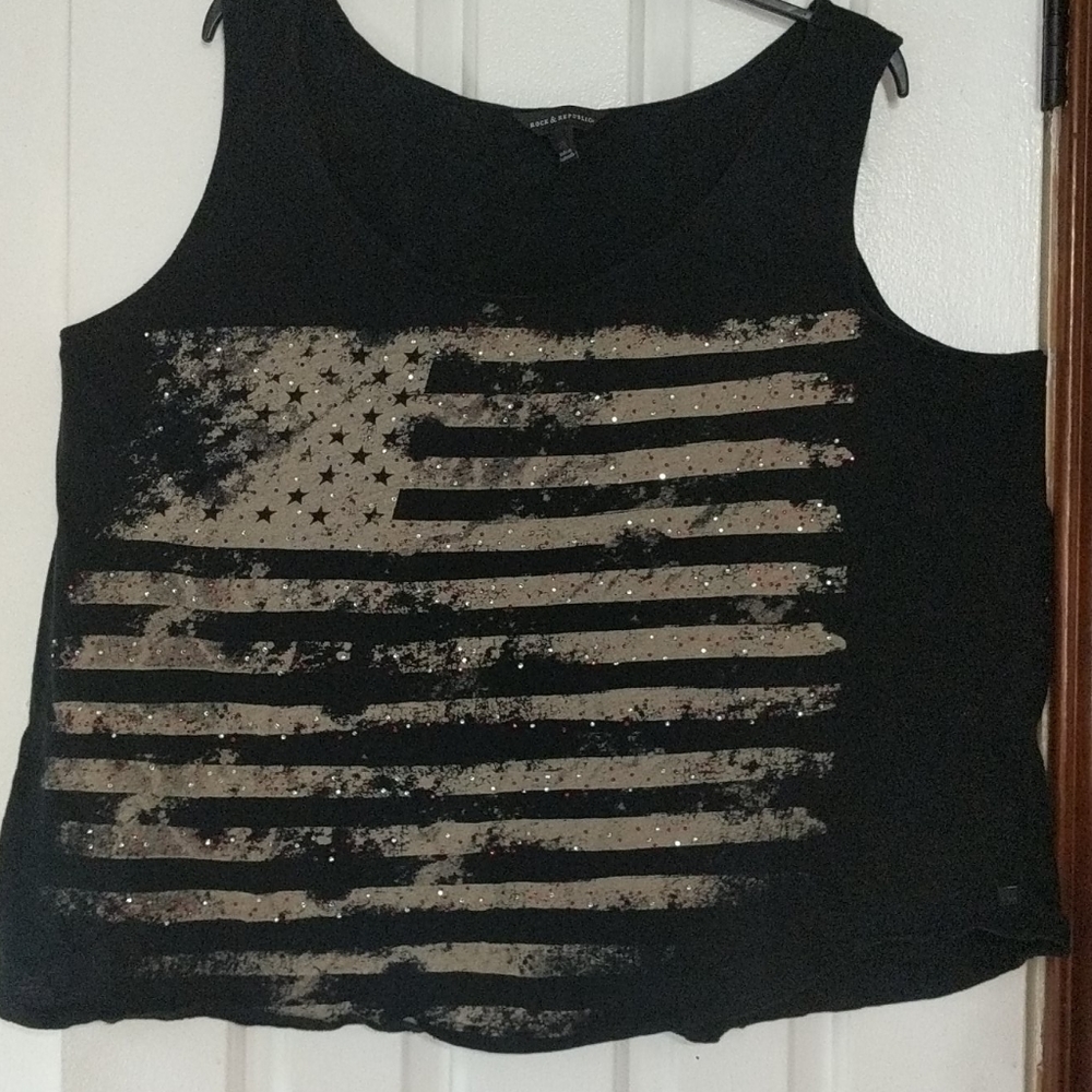 Rock & Republic Flag shirt